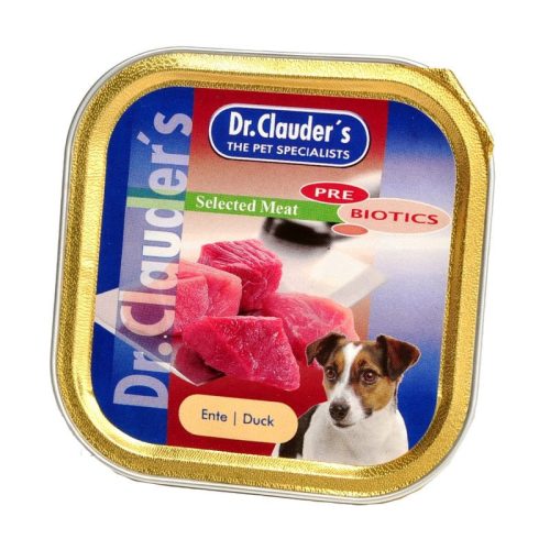 Dr.Clauders Dog Selected Meat Kacsás alutálka 100g