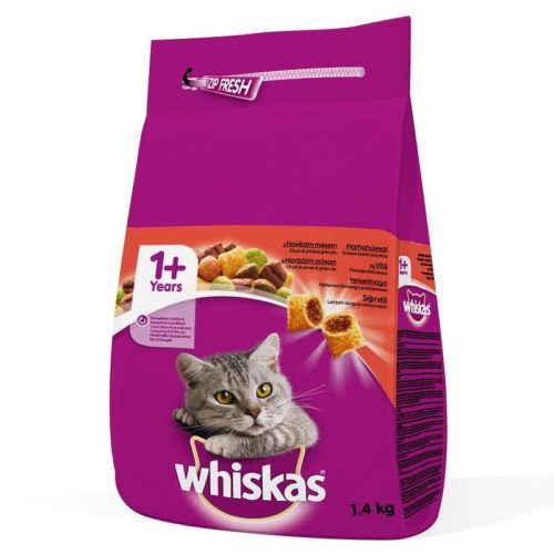 Whiskas száraz 1,4kg marha