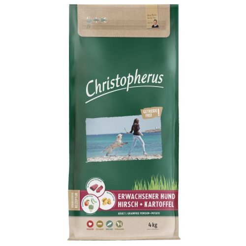 Christopherus Dog Adult Grainfree Szarvas és burgonya Large 4kg