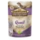 Carnilove Cat tasakos Quail with Dandelion for sterilized  - Fürj pitypanggal ivart. 85g