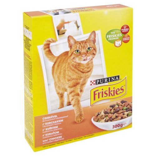 Friskies Száraz Macska Csirke+Zöldség 300g