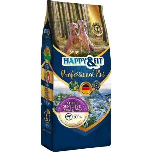 Happy&Fit Professional Plus Adult Sensitive Lamb&Rice 18kg