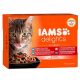 Iams Cat Delights SEA IN GRAVY multipack, többféle halas íz, ízletes szószban 12x85g