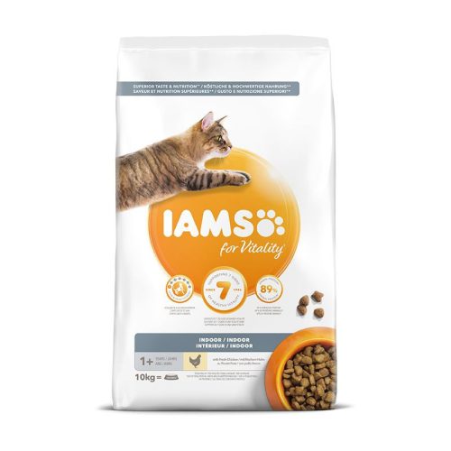 Iams Cat Adult Indoor csirke 10kg