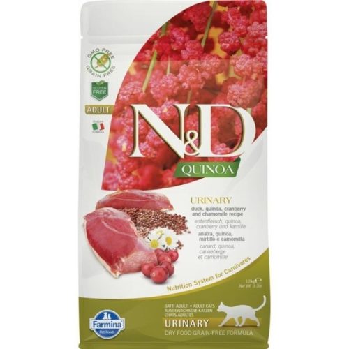 N&D Cat Quinoa Urinary Kacsa 1,5kg