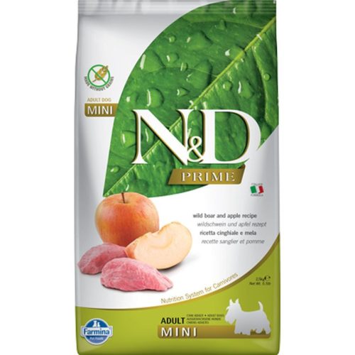 N&D Dog Prime vaddisznó&alma Adult mini 2,5kg