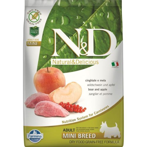 N&D Dog Prime Vaddisznó&alma Adult Mini 7kg