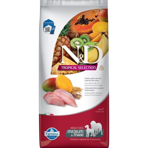 N&D Tropical Selection Dog Chicken Adult medium/maxi 10kg