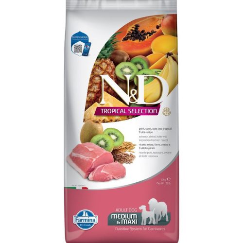 N&D Tropical Selection Dog Pork Adult medium/maxi 10kg