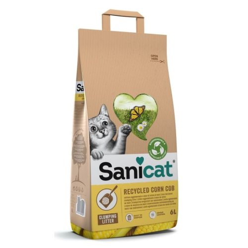 Sanicat macskaalom Recycled Corn cob (újrahaszn. kukoricacsutka) 6l