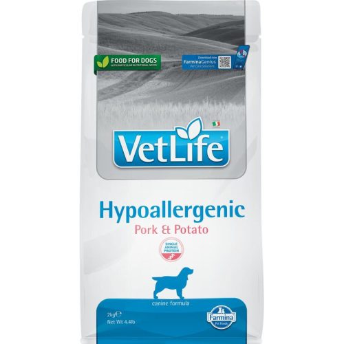 Vet Life Dog Hypoallergenic Pork&Potato 2kg