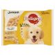 Pedigree-Alutasakos-Kutyanak-eledel-100G-4-Pack-Junior-Csirke-Rizs-Marha-Rizs