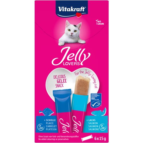 Jelly Lovers Zselés Jutalomfalat Lazaccal 6x15g